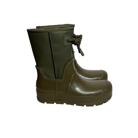 UGG Women's Raincloud Lace Olive Boots - Picture 7 of 14